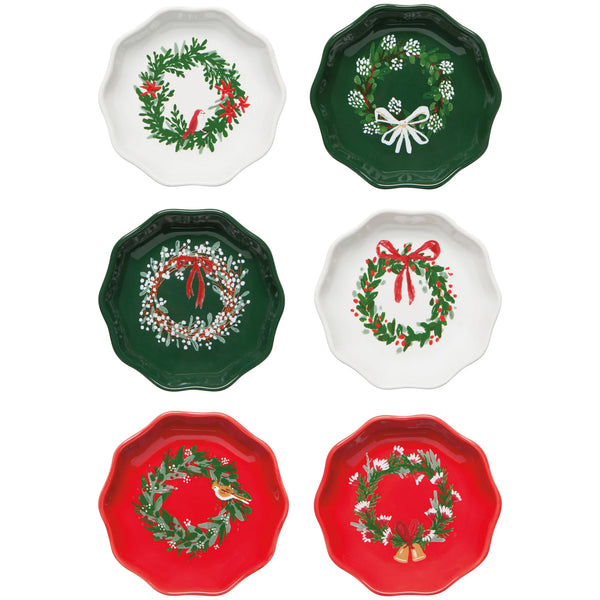 Wreaths Shaped Pinch Bowl