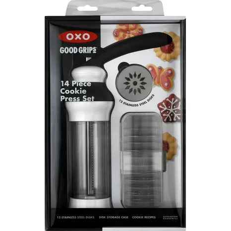 OXO Good Grips 14-Piece Cookie Press Set