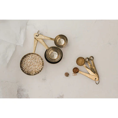 Gold Measuring Cups - Set of 4