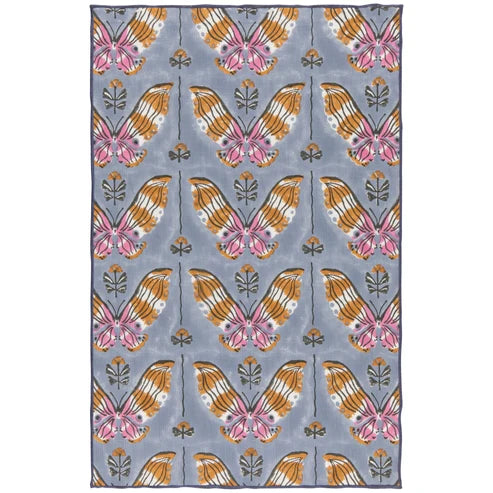Aurora Block Print Dishtowel