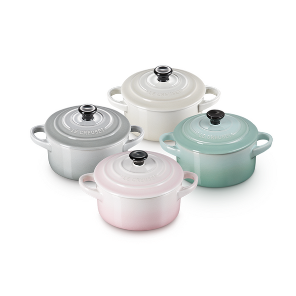 Le Creuset Calm Collection Classic Mini Round Cocottes (Set of 4)
