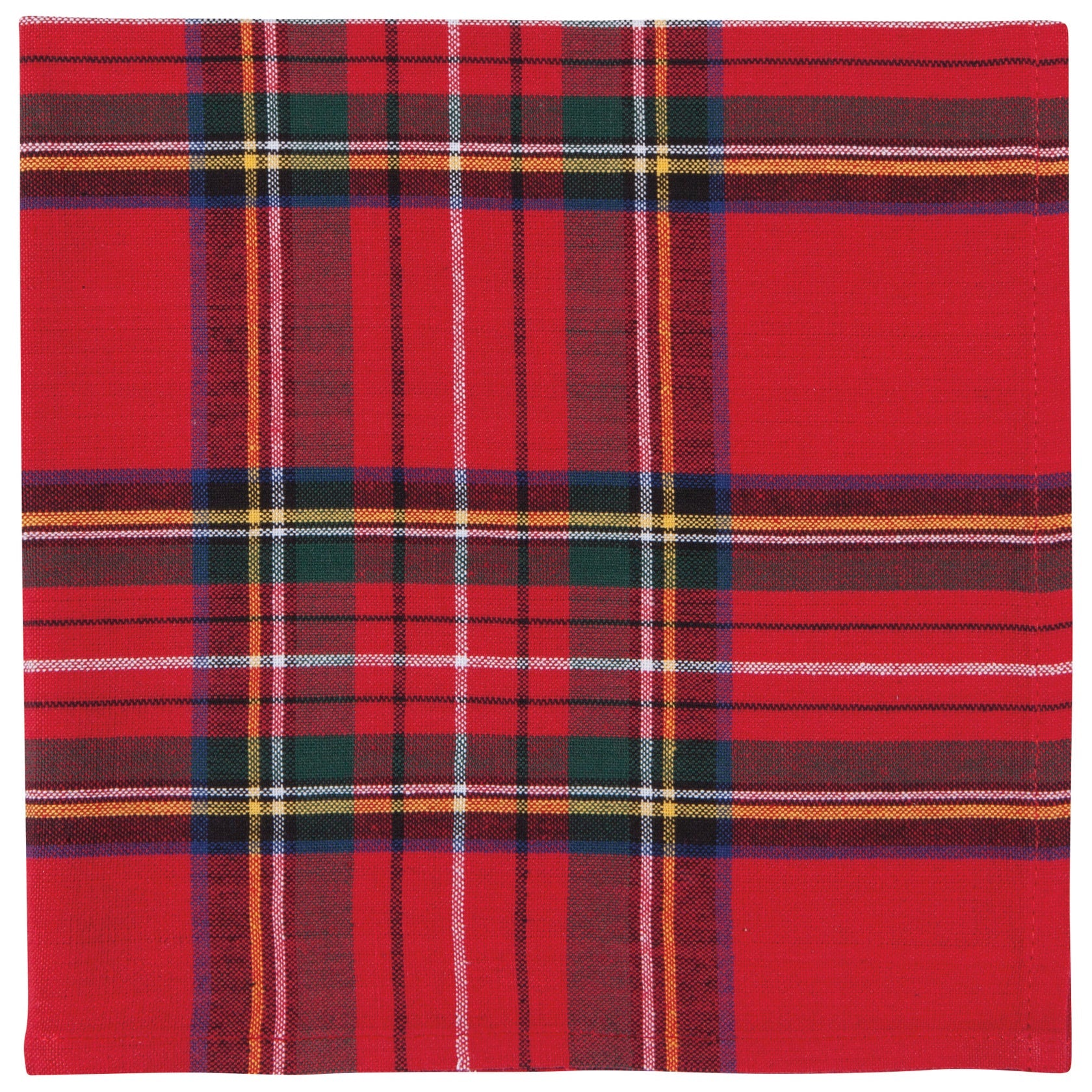Christmas Plaid Woven Napkins - Set of 4