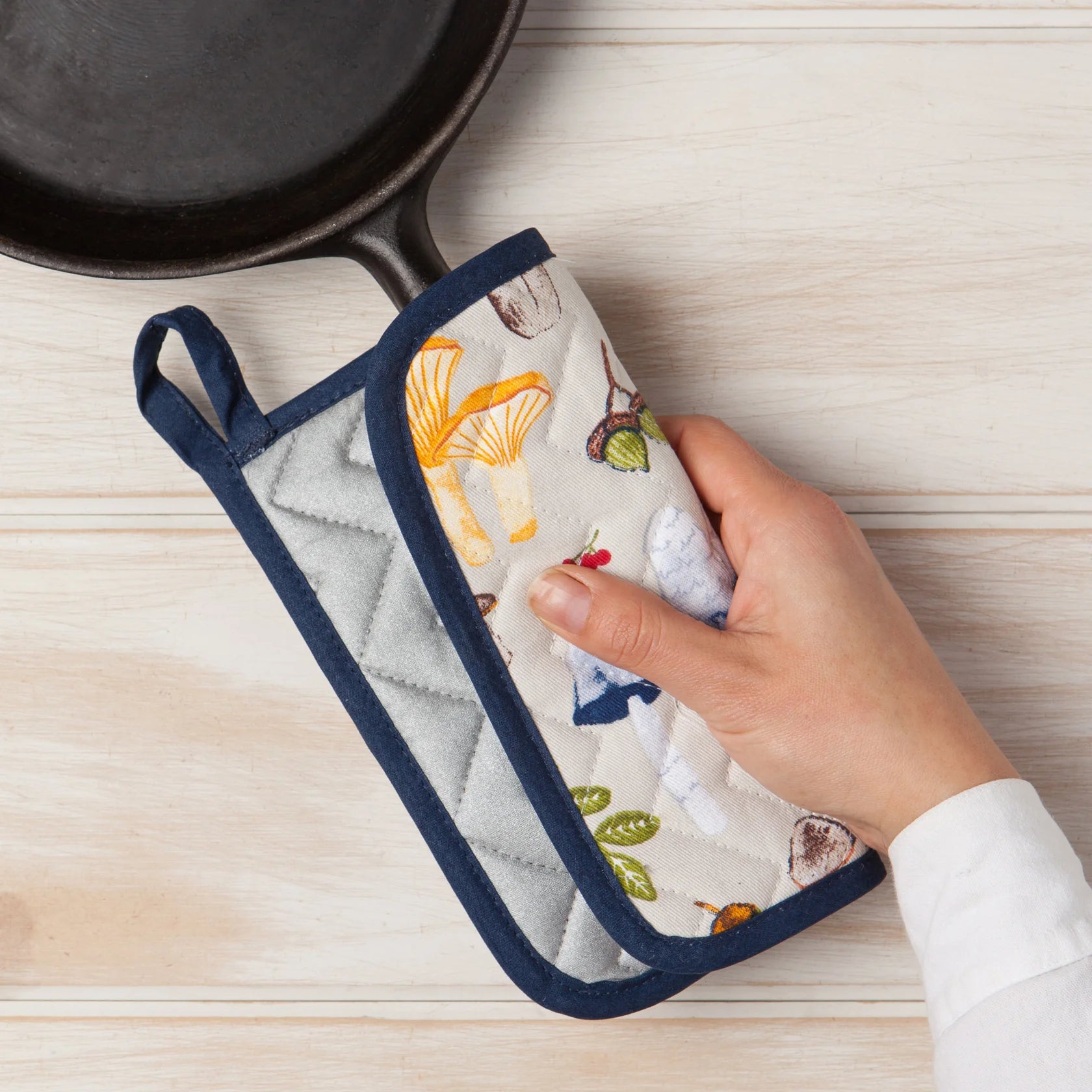 Field Mushrooms Chef Potholder