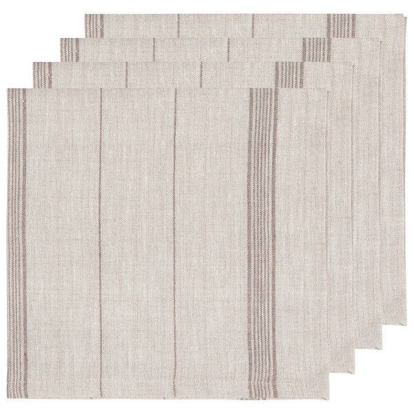 Shadow Maison Stripe Linen Napkins - Set of 4