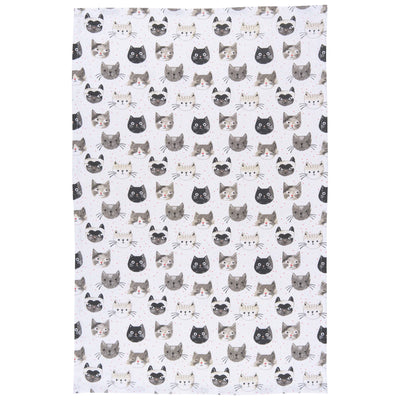 Cats Meow Cotton Dishtowel