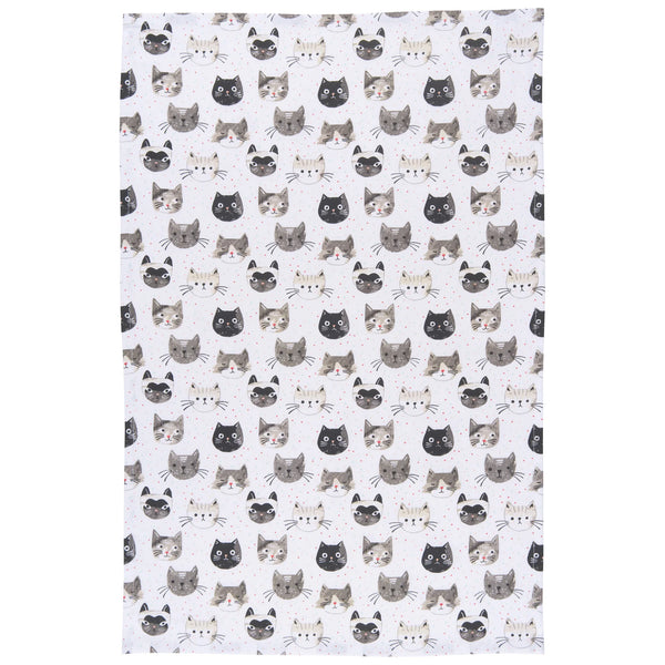 Cats Meow Cotton Dishtowel