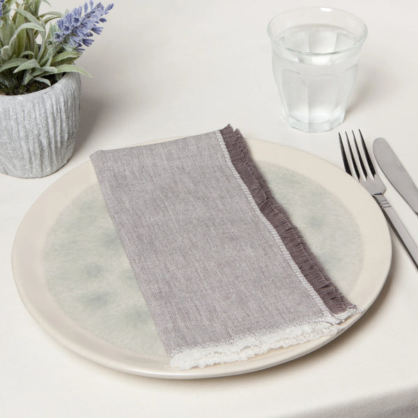 Shadow Chambray Napkins - Set of 4