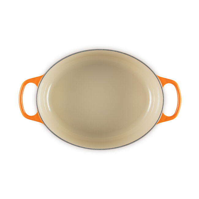 Le Creuset Oval Dutch Oven - Flamme Doree & Crucible Knob - 4.7L