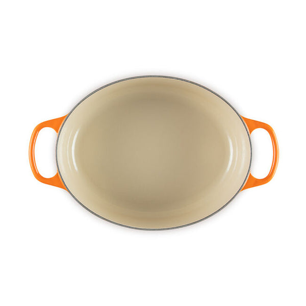 Le Creuset Oval Dutch Oven - Flamme Doree & Crucible Knob - 4.7L