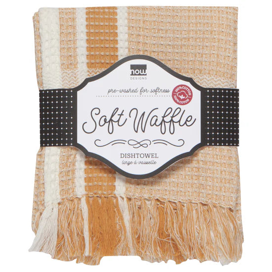 Ochre Soft Waffle Dishtowel