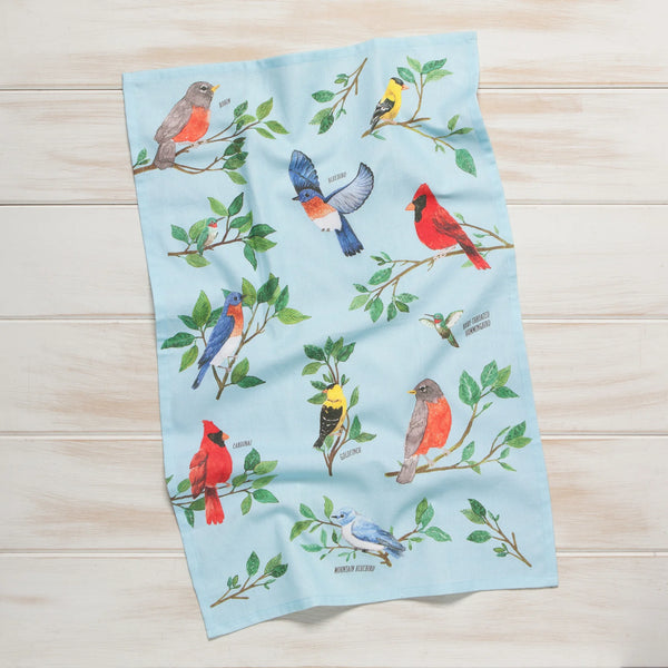 Birdsong Cotton Dishtowel