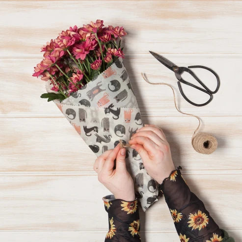 Cats Extra Large Beeswax Wrap
