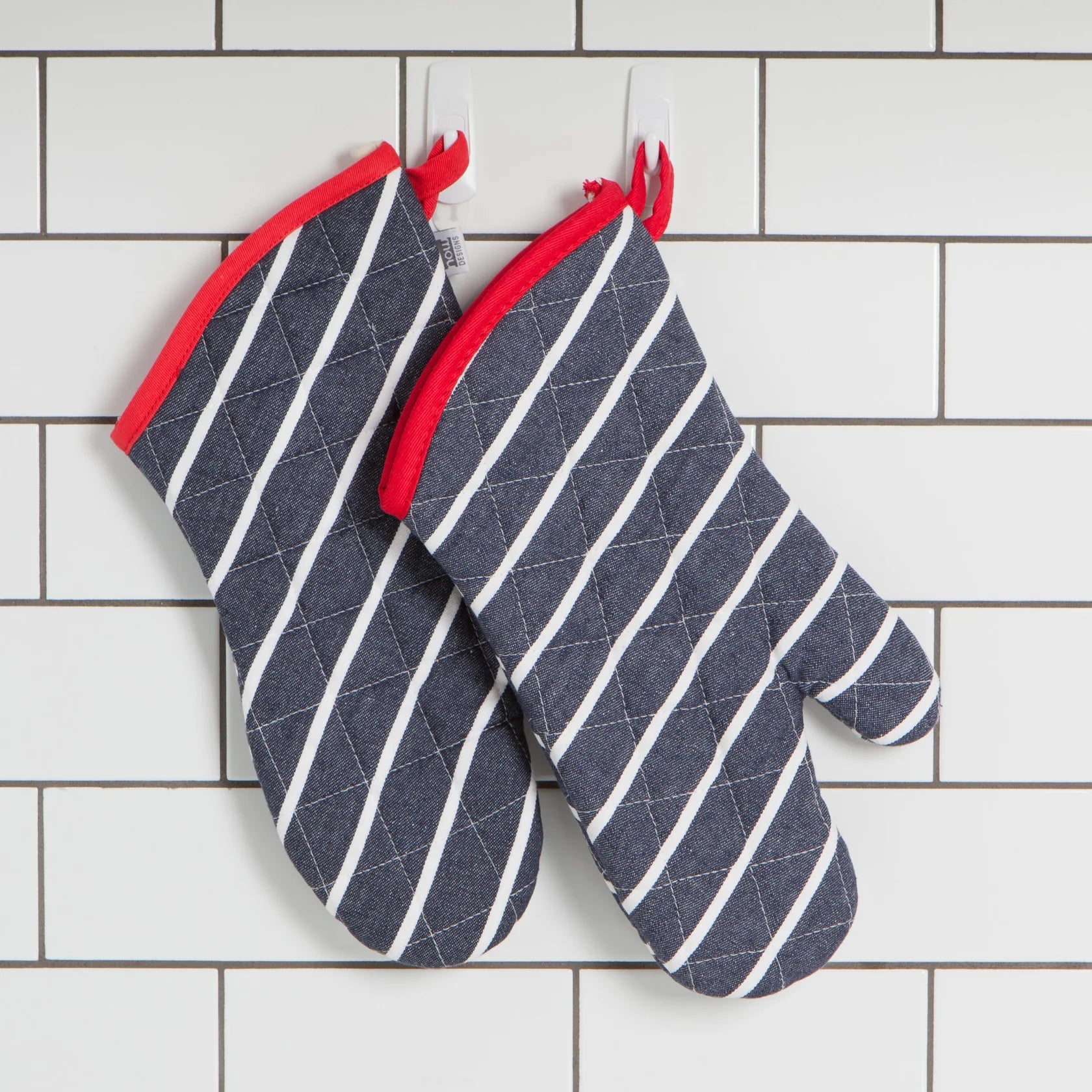 Superior Butcher Stripe Oven Mitt