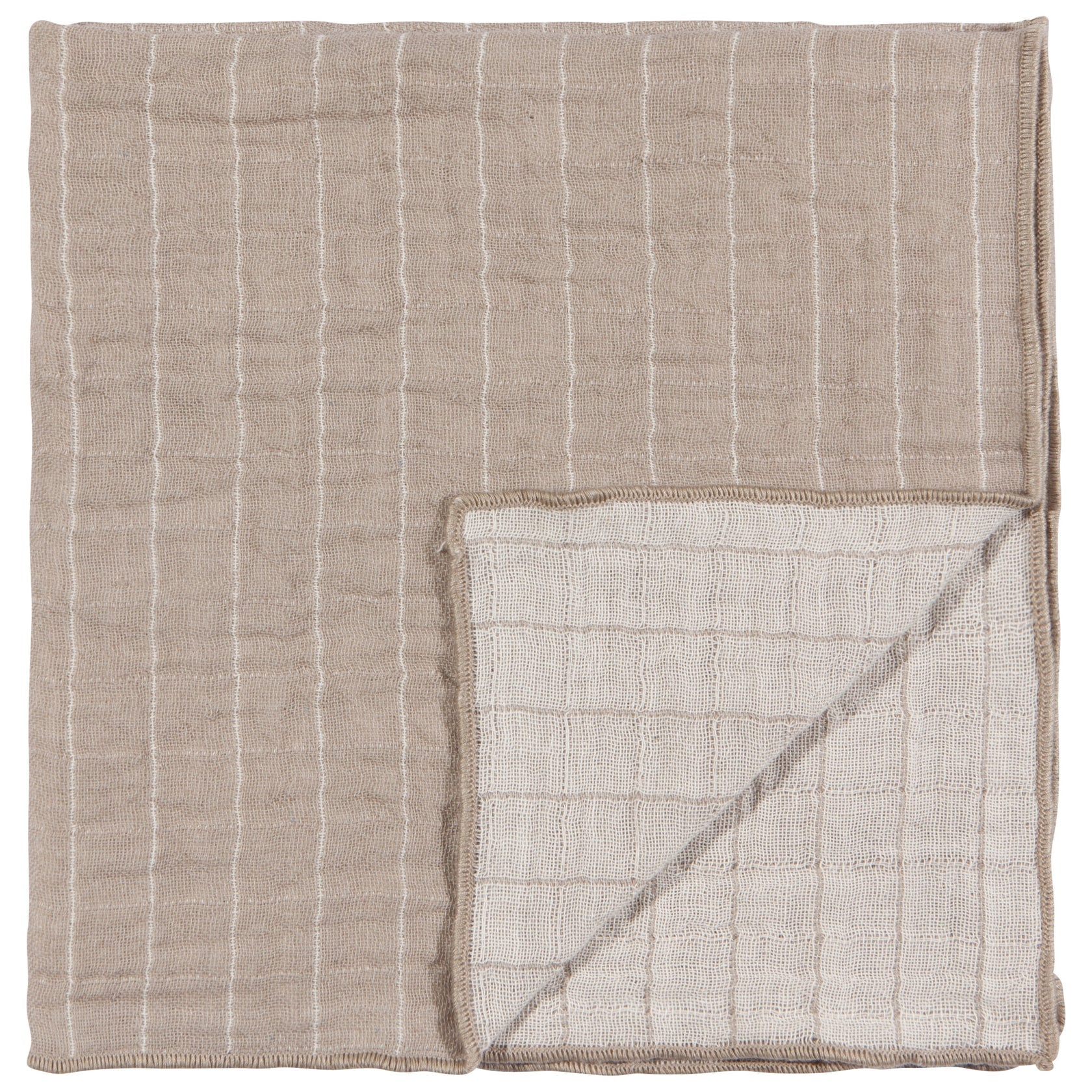 Dove Gray Double Weave Napkins - Set of 4