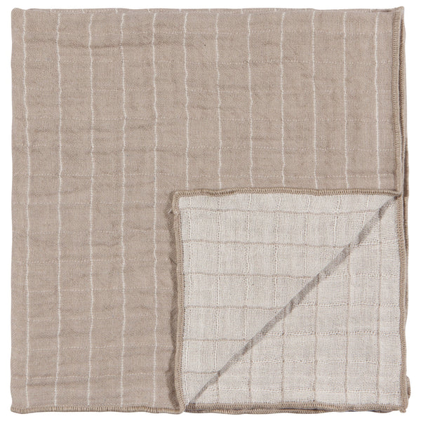 Dove Gray Double Weave Napkins - Set of 4