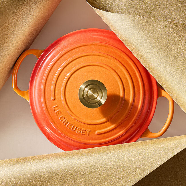Le Creuset Round Dutch Oven - 5.3L (Flamme Dorée)
