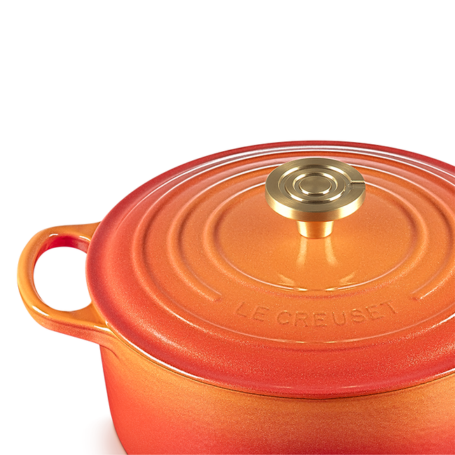 Le Creuset Round Dutch Oven - 5.3L (Flamme Dorée)