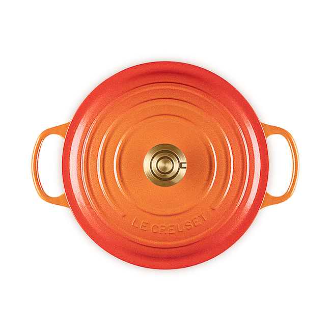Le Creuset Round Dutch Oven - 5.3L (Flamme Dorée)