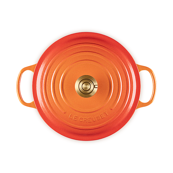 Le Creuset Round Dutch Oven - 5.3L (Flamme Dorée)