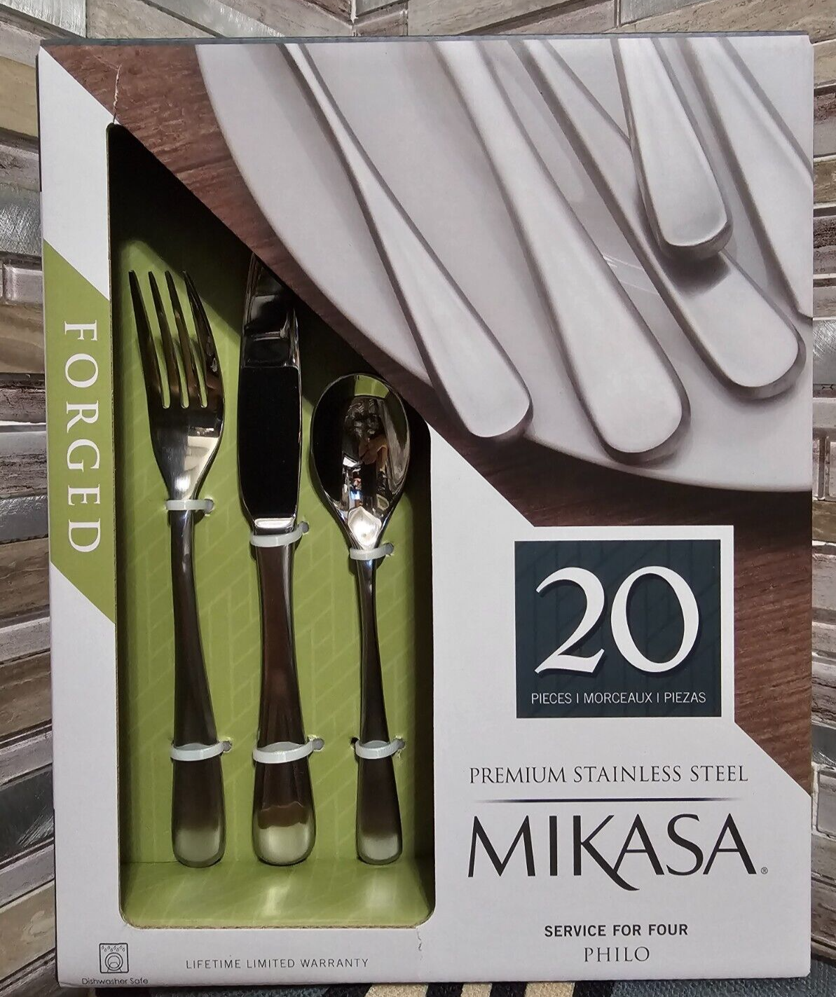 Mikasa Philo 20 Piece Flatware Set