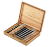 Wusthof 8 Piece Stainless Steel Mignon Steak Knife Set with Olivewood Box