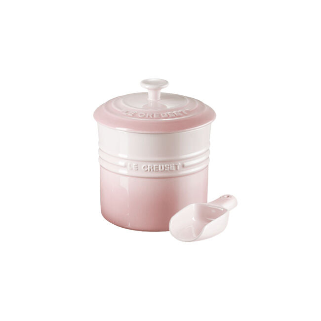 Le Creuset 1.9L Pet Food Container with Scoop - Shell Pink