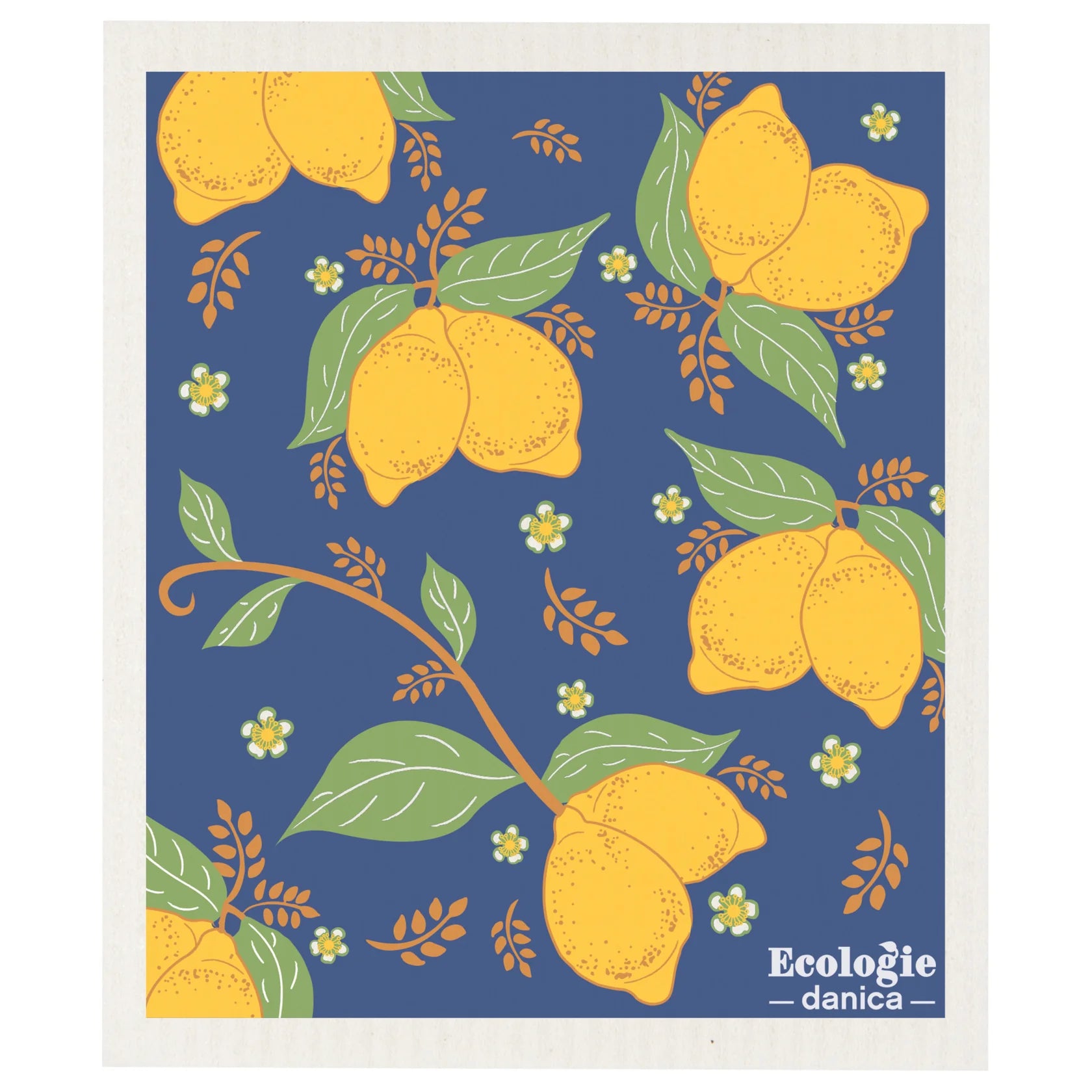 Provencal Lemons Swedish Sponge Cloth