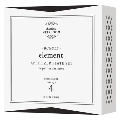 Bundle Element Appetizer Plates - Set of 4