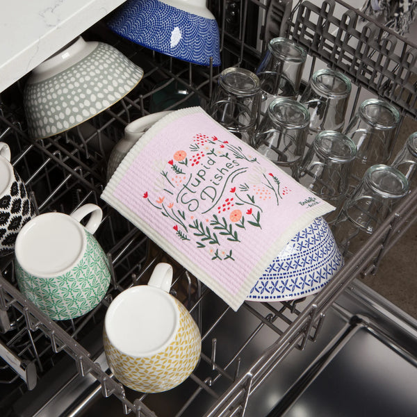 Stupid Dishes Swedish Sponge Cloth