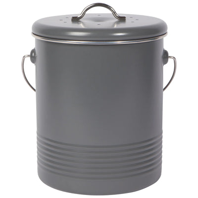 Compost Metal Bin - Charcoal