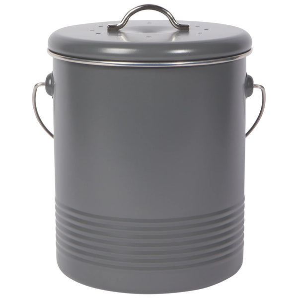 Compost Metal Bin - Charcoal