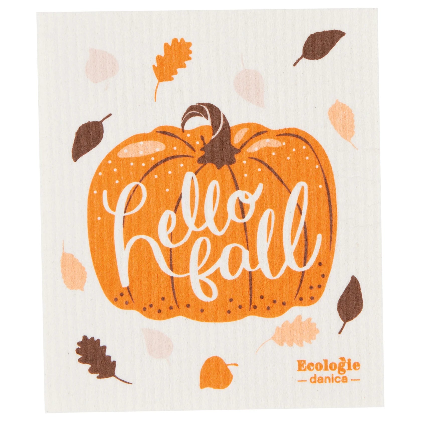 Hello Fall Swedish Sponge Cloth