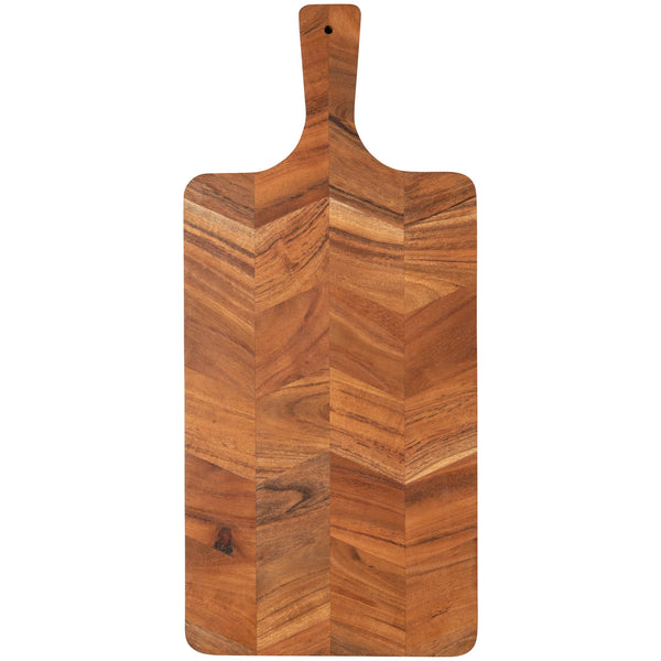 Acacia Chevron Serving Paddle - 20 in