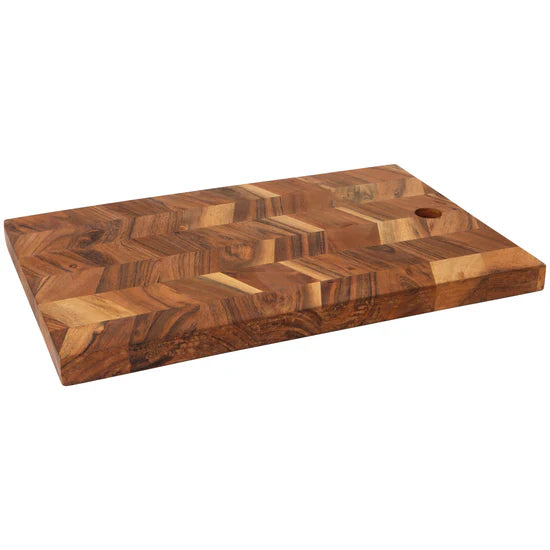 Acacia Chevron Serving Board - 15.5 in