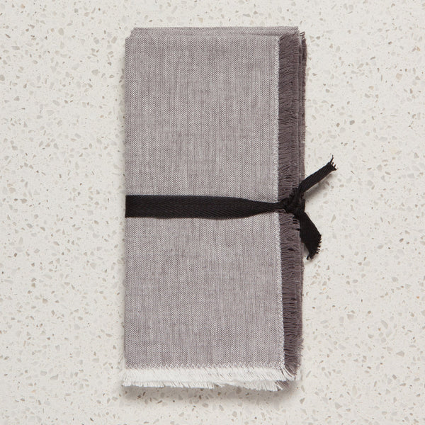 Shadow Chambray Napkins - Set of 4