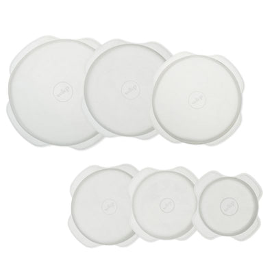 Silicone Stretch Lids - set of 6