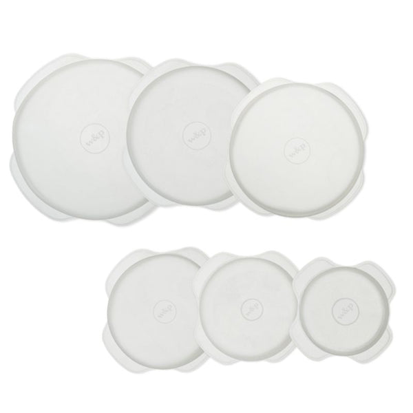 Silicone Stretch Lids - set of 6