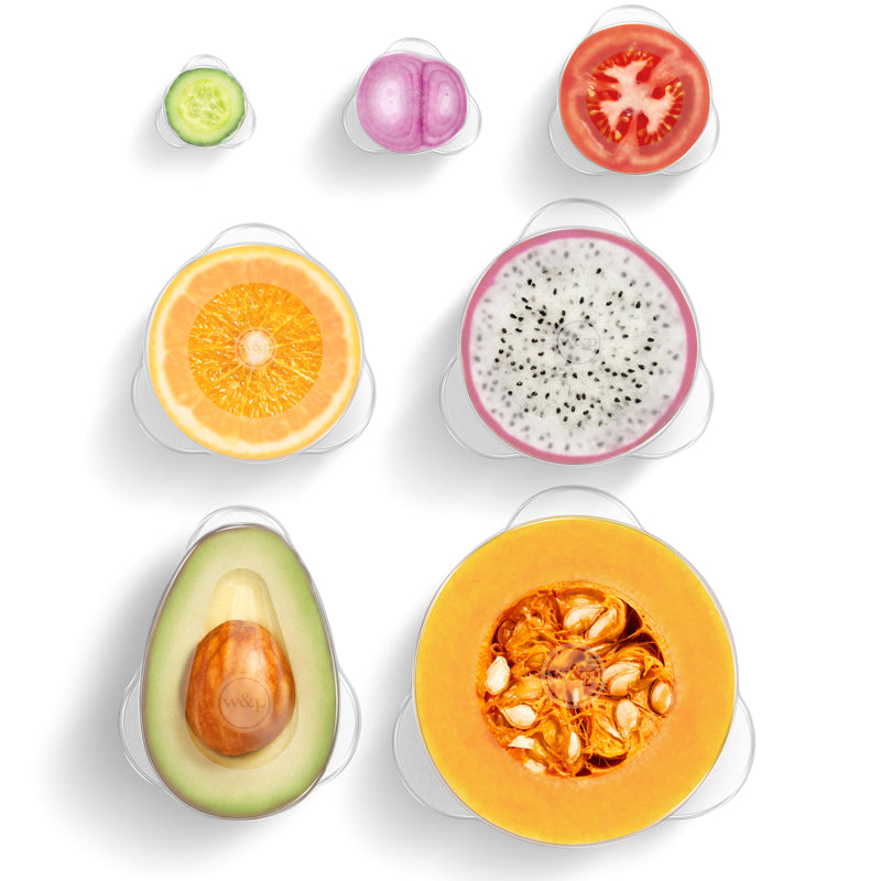 Silicone Produce Savers - Set of 7