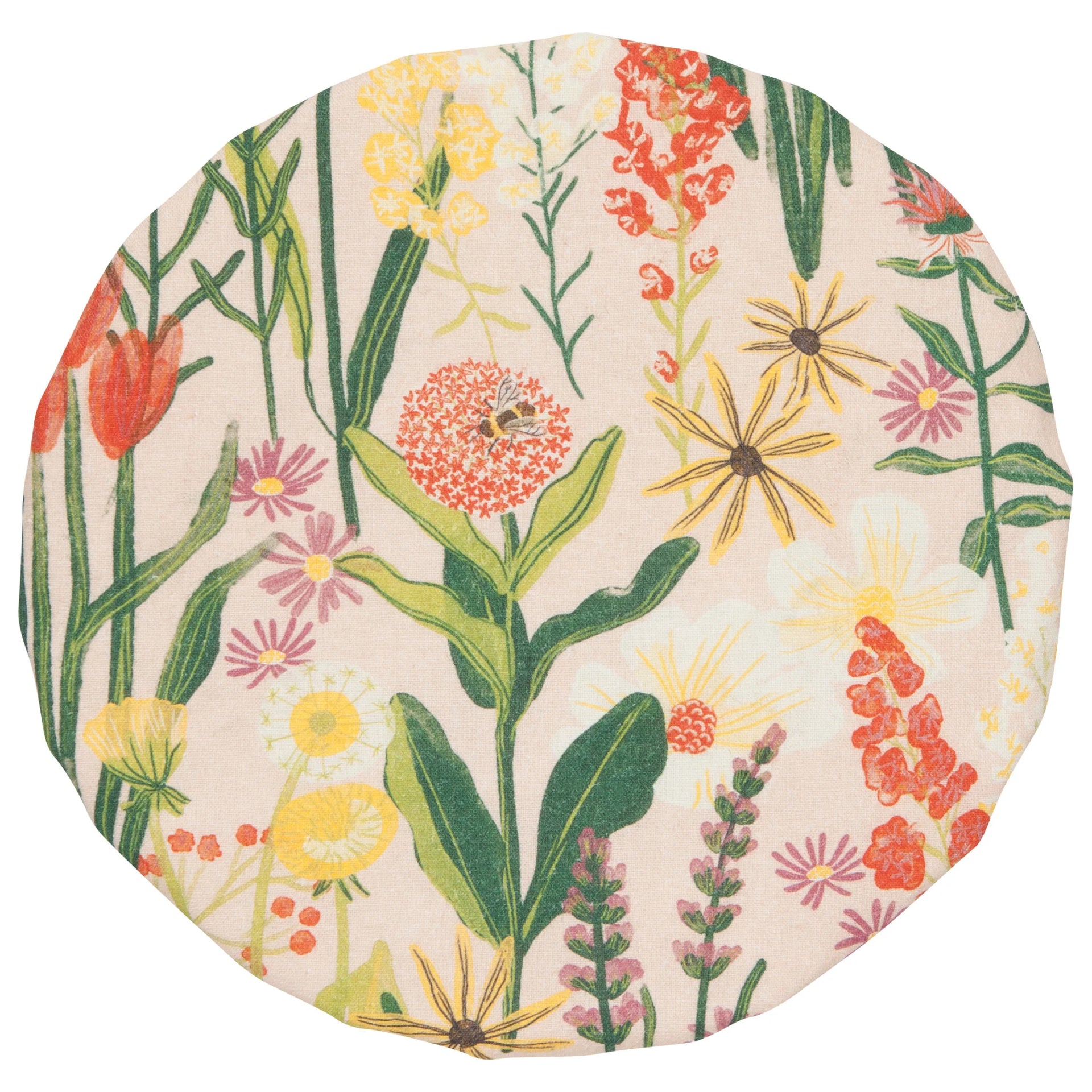 Bees & Blooms Bowl Covers - Set of 2