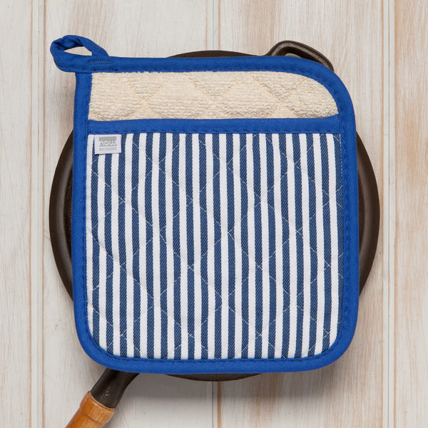 Superior Blue Narrow Stripe Potholder