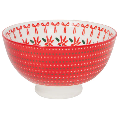 Wreaths Stamped Bowl - 4 Inch