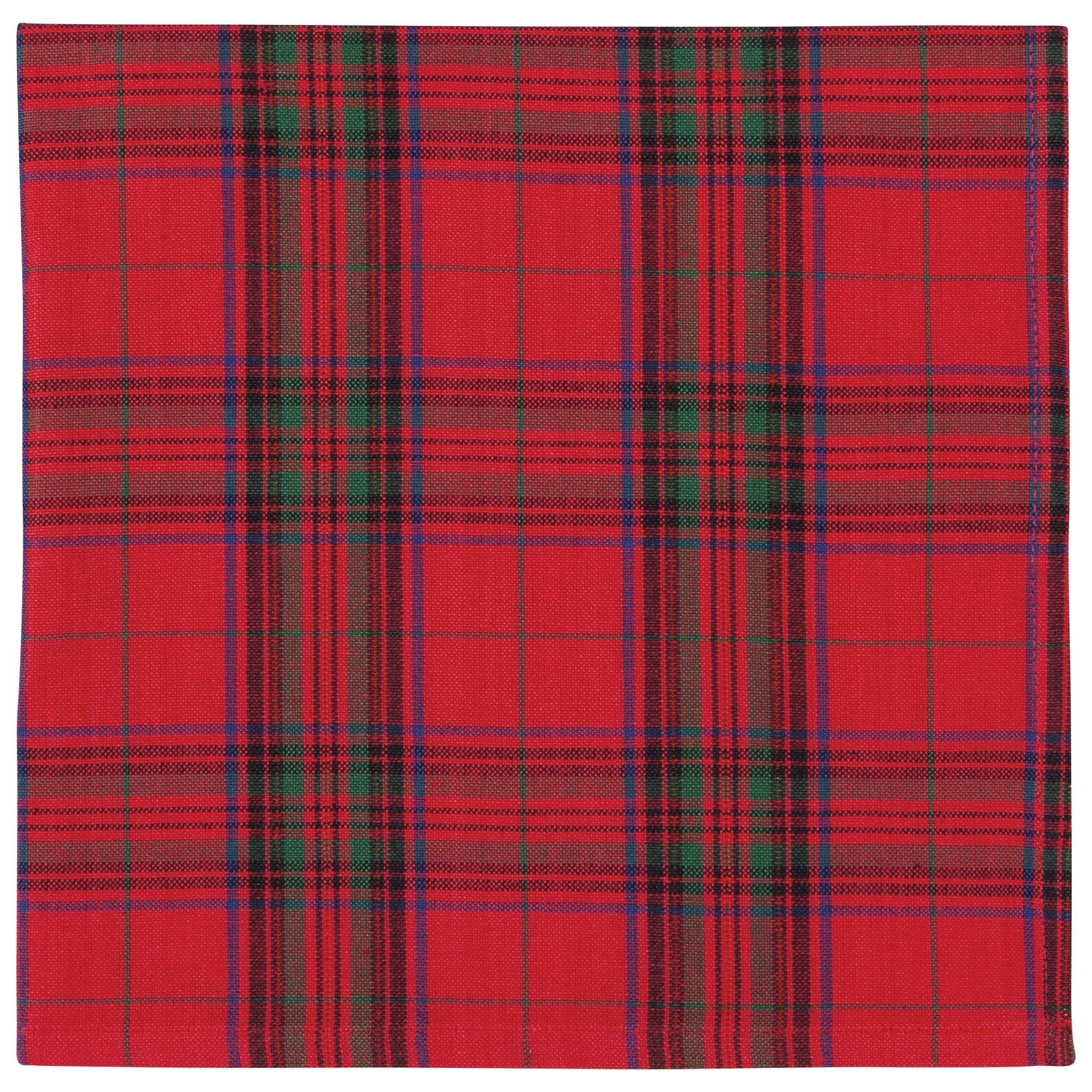 Christmas Plaid Woven Napkins - Set of 4