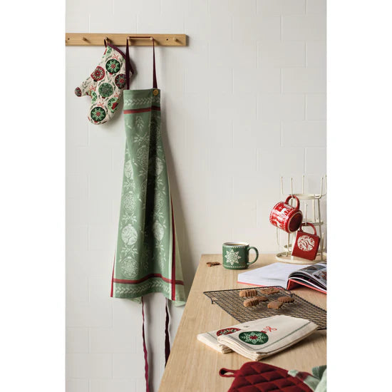 Good Tidings Jacquard Apron