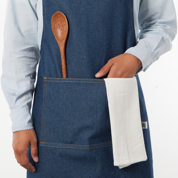 Denim Stonewash Chef's Apron