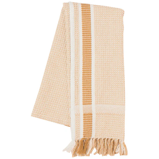 Ochre Soft Waffle Dishtowel