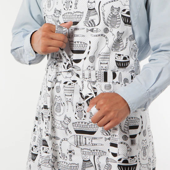 Purr Party Chef's Cotton Apron
