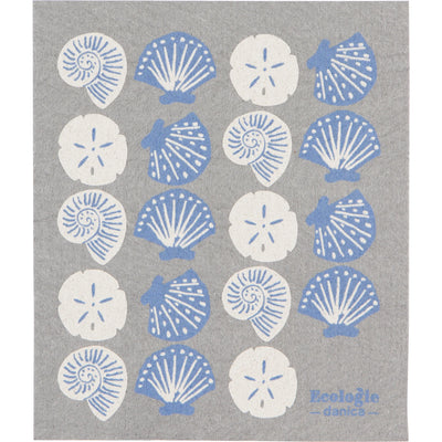 Seaside Shells Swedish Dishcloth