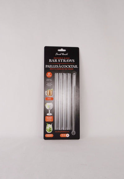 Final Touch Glass Bar Straws
