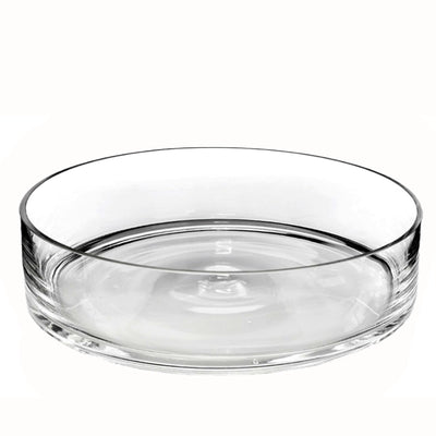 Natural Living Shallow Glass Bowl 9.8