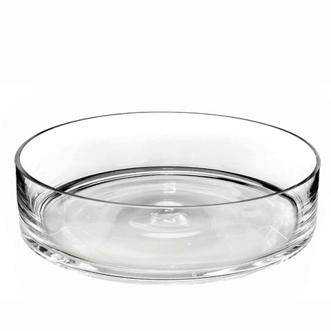 Natural Living Shallow Glass Bowl 9.8"